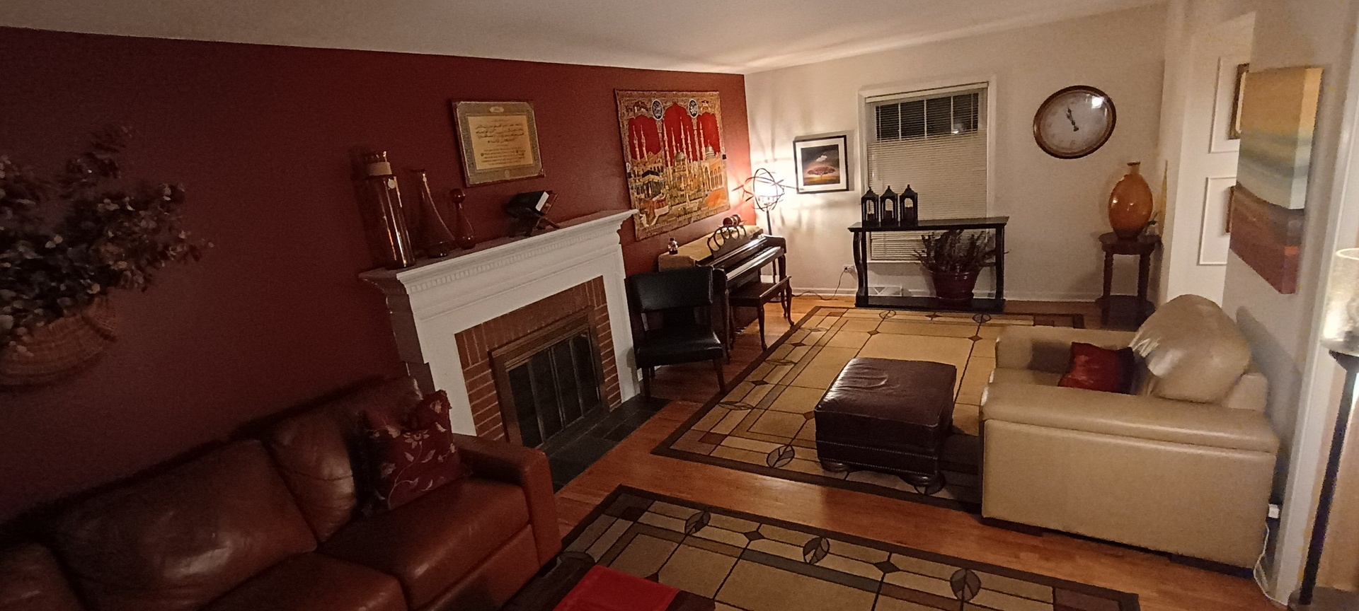 18751 Kings Road Homewood, IL 60430 - Photo 5 of 35 a living room with furniture and a fireplace