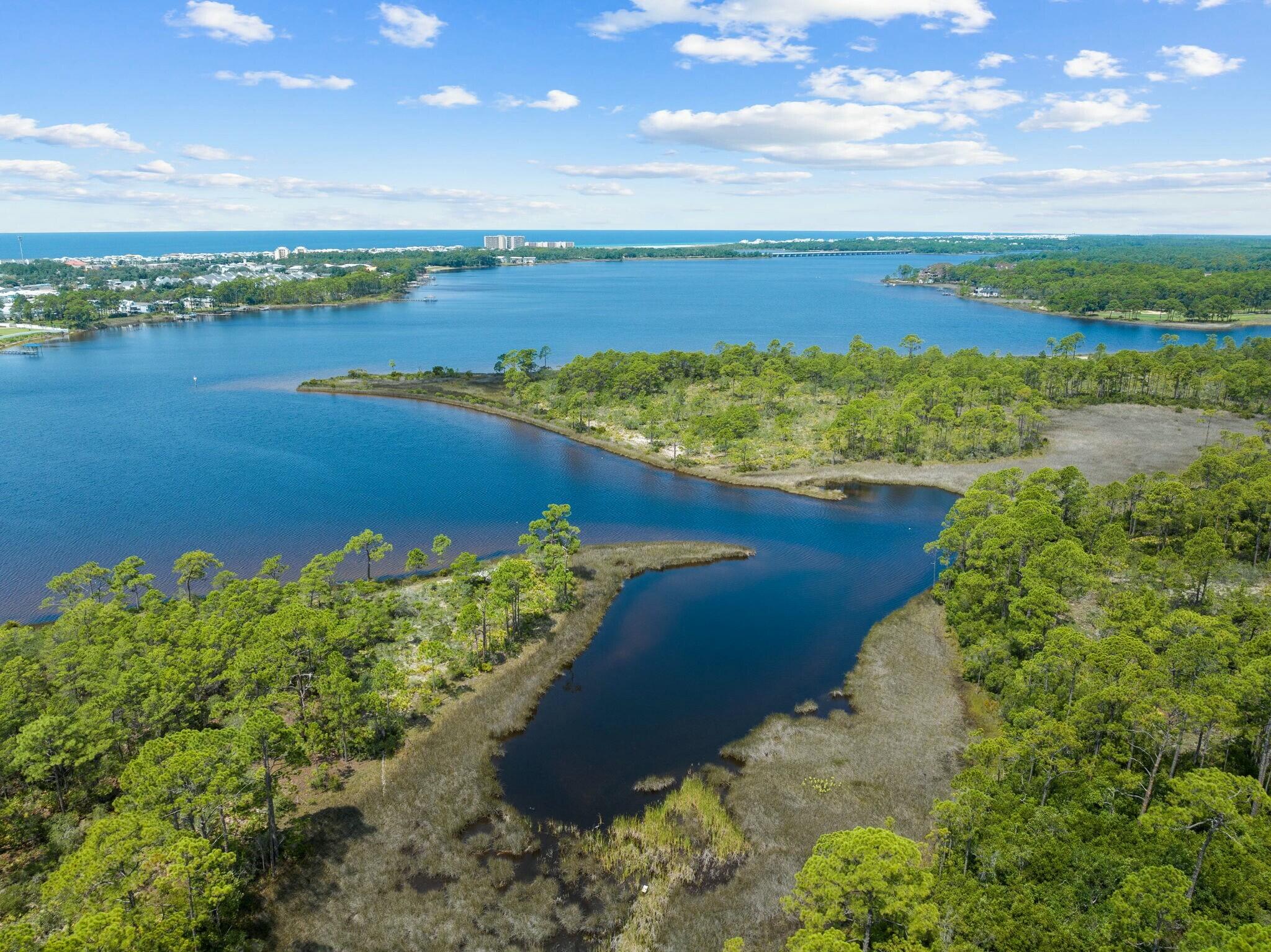 Lot 5 West Shore Dr Inlet Beach Inlet Beach, FL 32461 - Photo 31 of 32 a view of a lake with a mountain