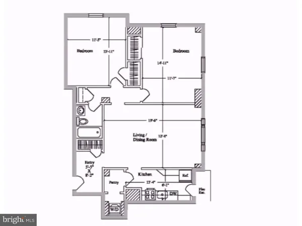 $2,775 | 2031 Locust Street, Unit 1504, Philadelphia, PA 19103