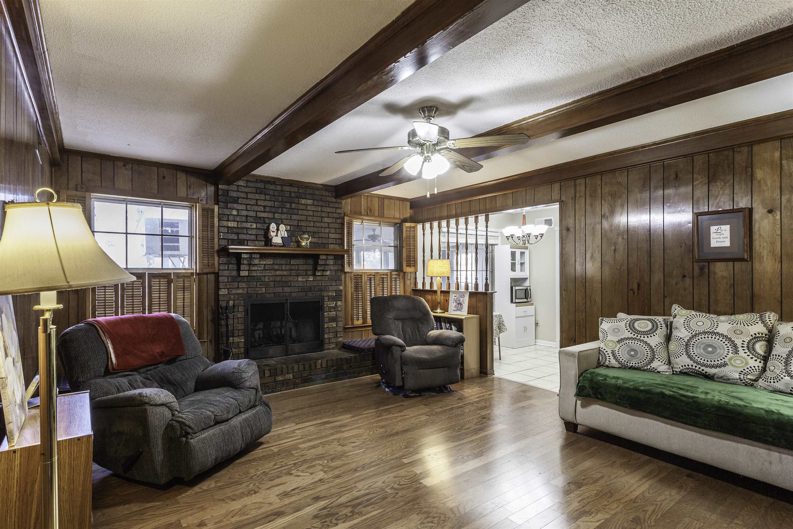 3462 Fox Meadows Road Memphis, TN 38115 - Photo 14 of 23 a living room with furniture fireplace and a flat screen tv