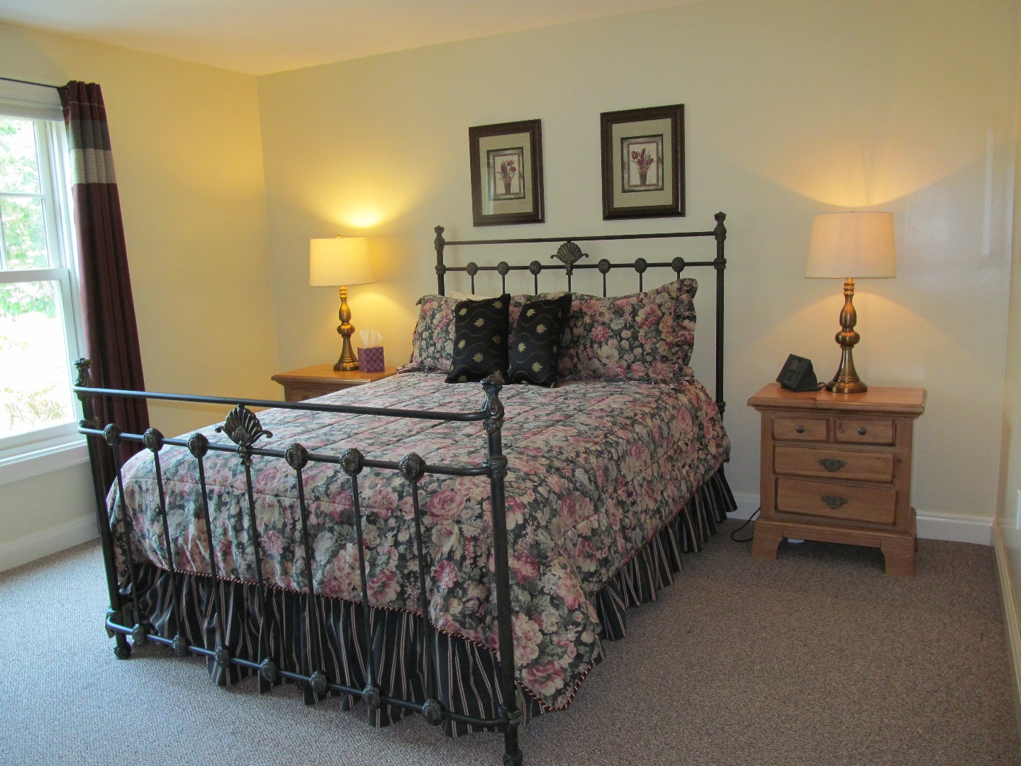 109 Herring Creek Road Edgartown, MA 02539 - Photo 13 of 16 a bedroom with a bed and a lamp on table