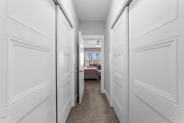 a view of a storage & utility room with washer and dryer