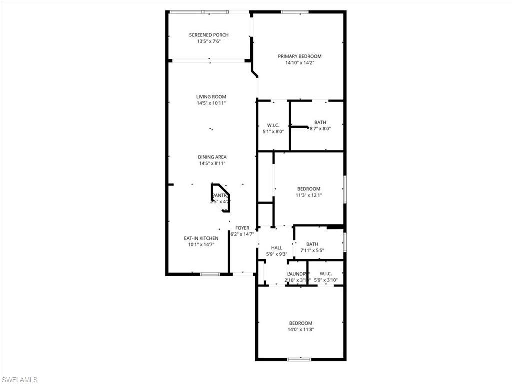 8075 Tiger Cove, Unit 1706 Naples, FL 34113 - Photo 50 of 50 View of floor plan / room layout