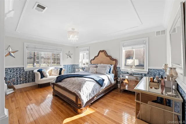 a bed room with bed and a couch