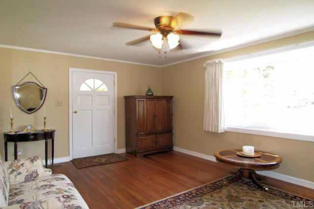 613 Mial Street Raleigh, NC 27608 - Photo 4 of 10 Living Room with bow window