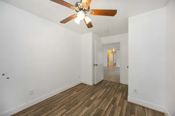 wooden floor in an empty room