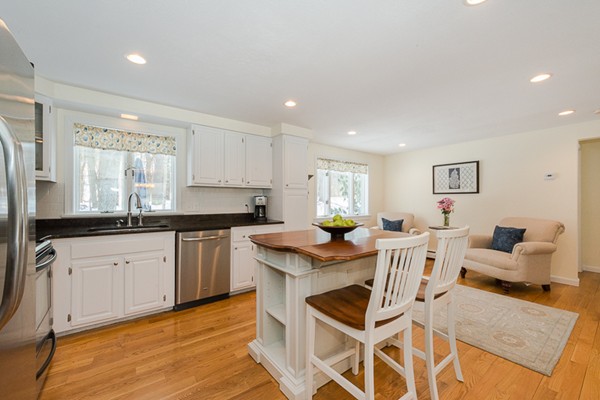 3 Pingree Farm Road Georgetown, MA 01833 - Photo 15 of 28 a view of a kitchen with granite countertop lots of counter top space and stainless steel appliances