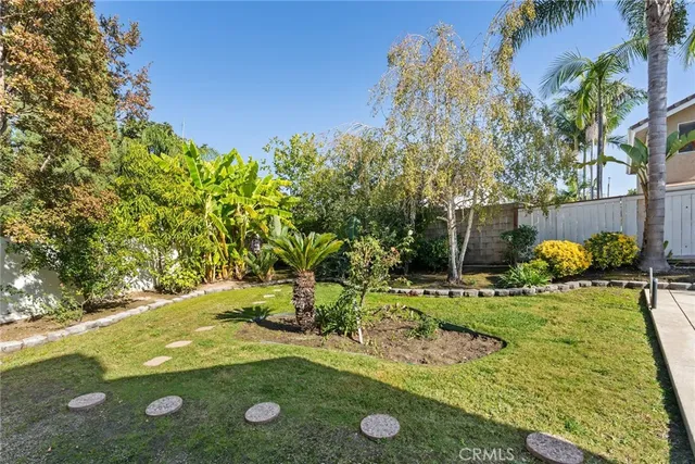 a view of yard with tree