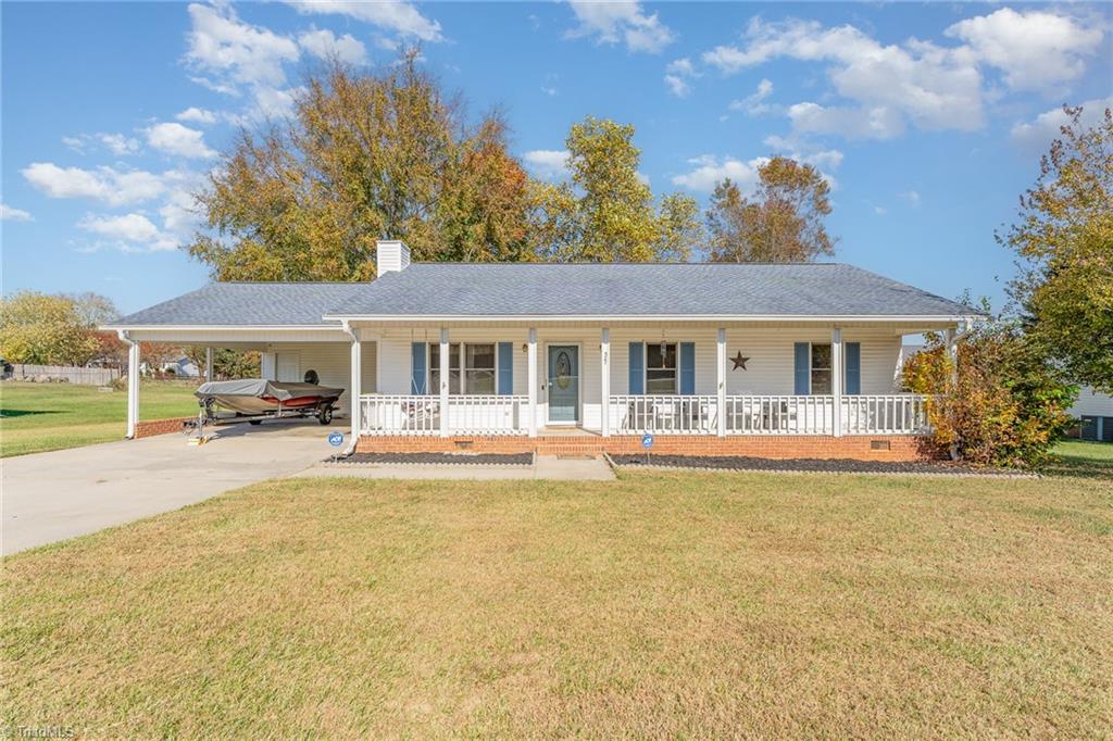 587 Lee Road Thomasville, NC 27360 - Photo 1 of 24 Welcome Home to 587 Lee Road! Enjoy one level living in this 3 Bedroom, 2 Bath home with a front porch perfect for relaxing with your morning coffee on the swing!