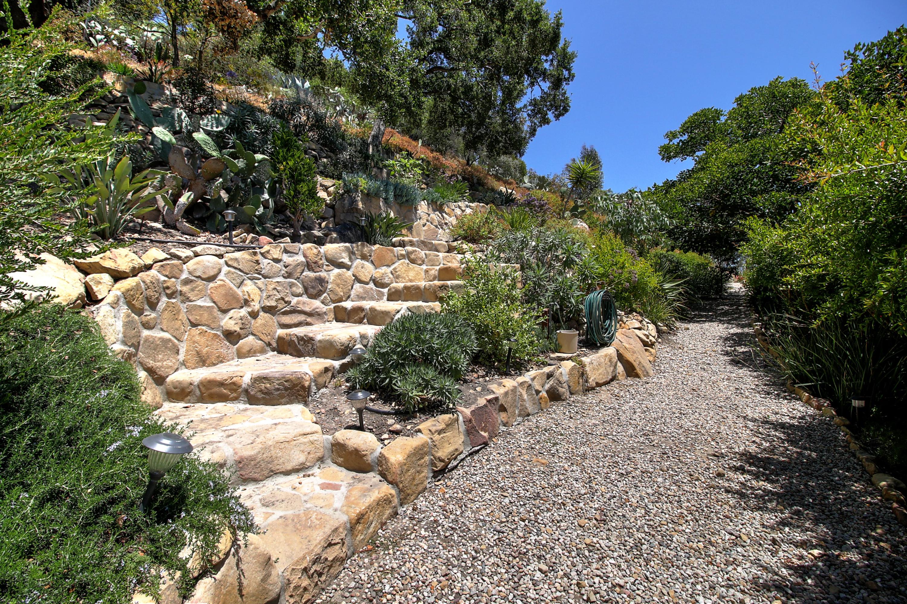 1710 Mission Ridge Road Santa Barbara, CA 93103 - Photo 22 of 27 a view of a large yard with lots of green space