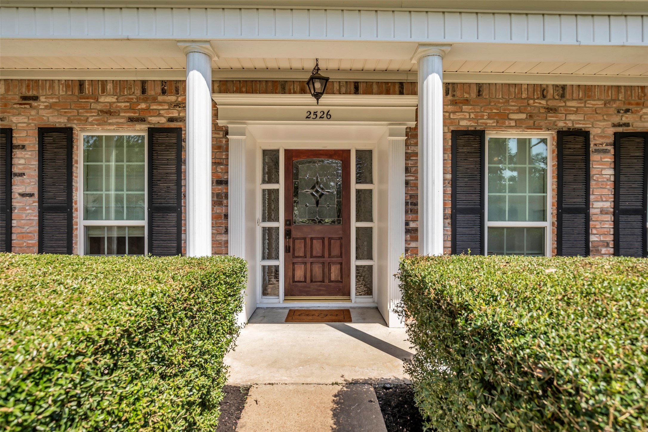 2526 Teague Road Houston, TX 77080 - Photo 5 of 41 This charming home greets you with a welcoming front porch and beautifully maintained mature landscaping, offering exceptional curb appeal.