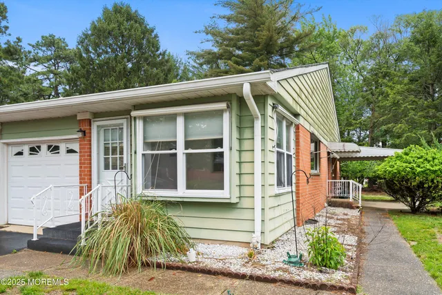 a view of a house with a window