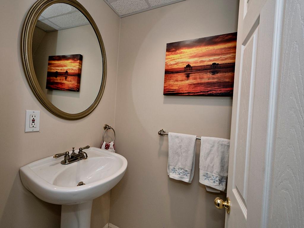 606 Bower Hill Road Pittsburgh, PA 15243 - Photo 12 of 24 a bathroom with a sink and a mirror