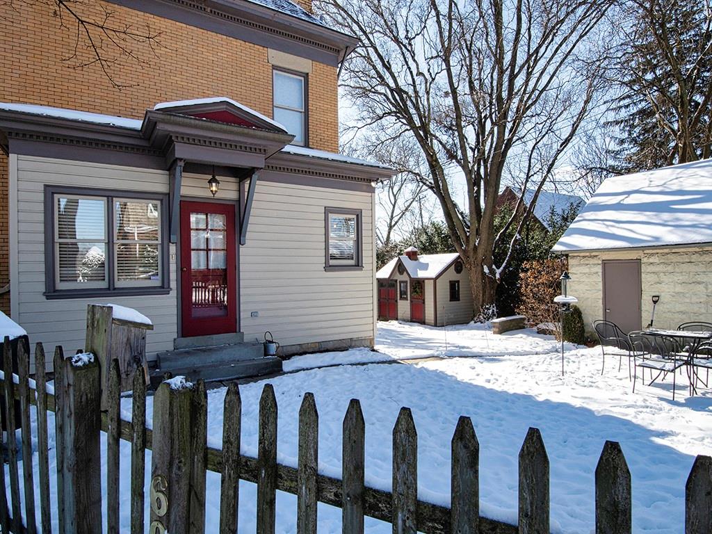 606 Bower Hill Road Pittsburgh, PA 15243 - Photo 24 of 24 a front view of a house with a wooden fence