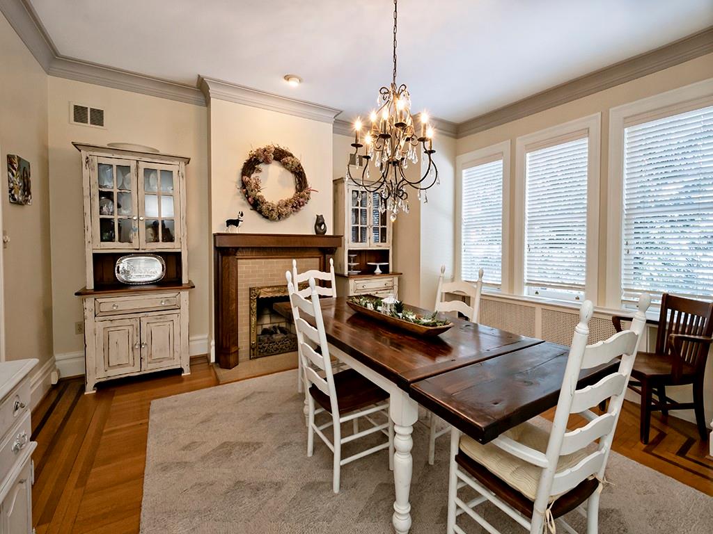 606 Bower Hill Road Pittsburgh, PA 15243 - Photo 7 of 24 a view of a dining room with furniture window and wooden floor