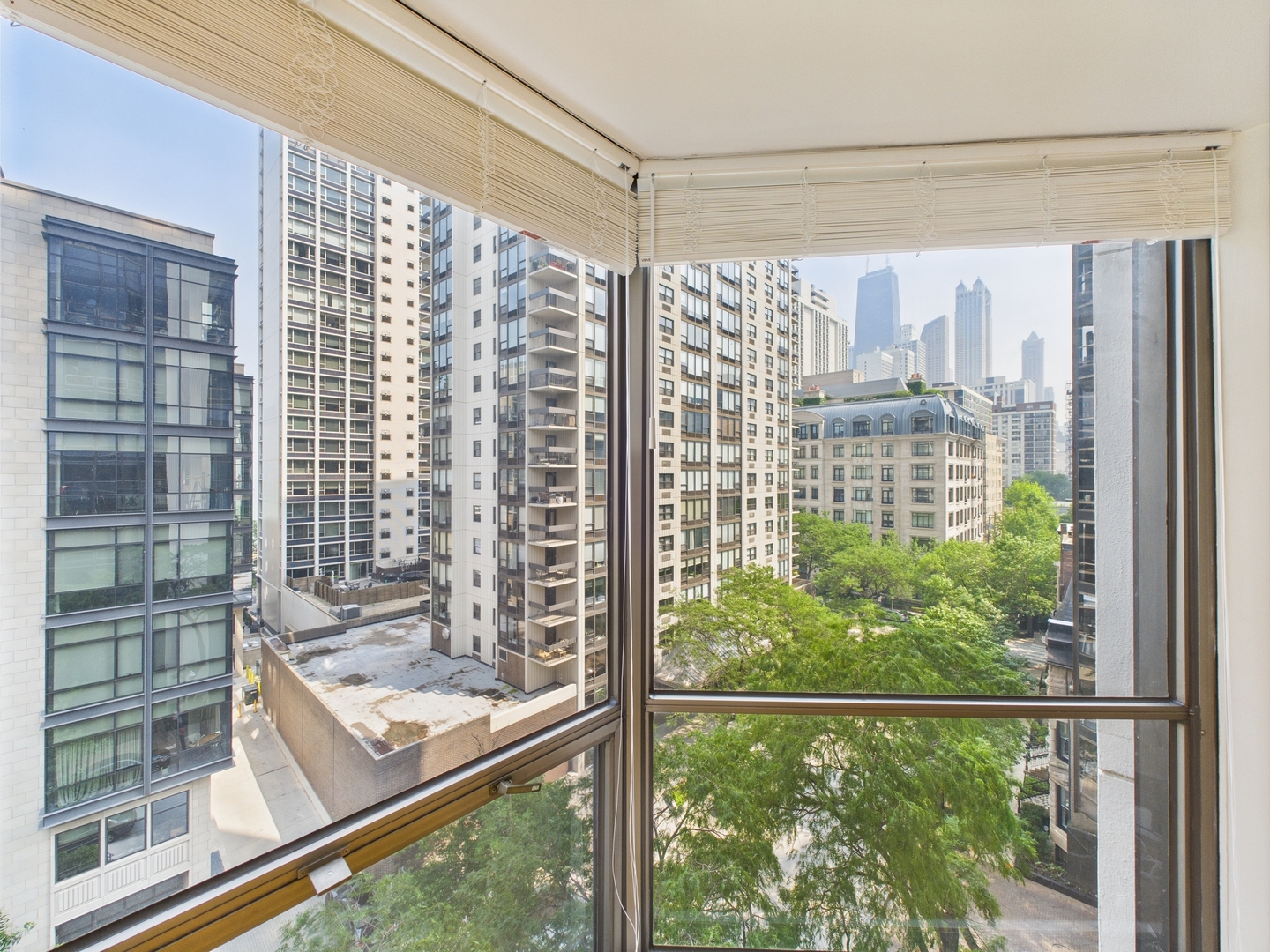 1310 North Ritchie Court, Unit 7D Chicago, IL 60610 - Photo 12 of 38 a view of a city from a window