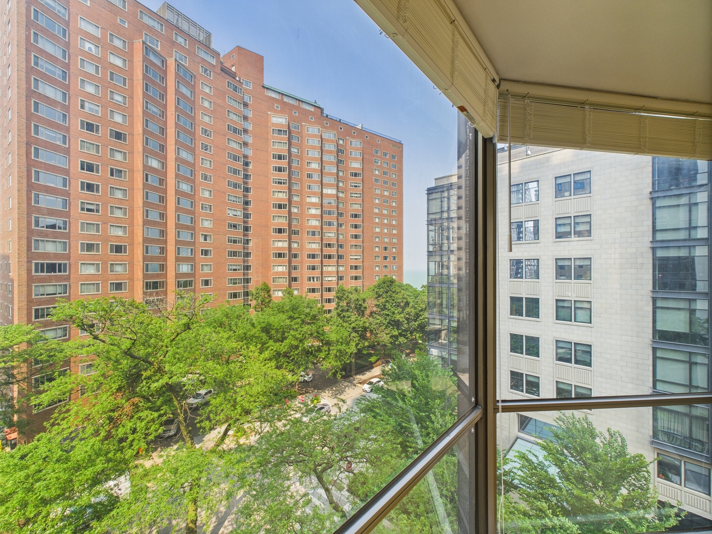 1310 North Ritchie Court, Unit 7D Chicago, IL 60610 - Photo 9 of 38 a view of a building from a window