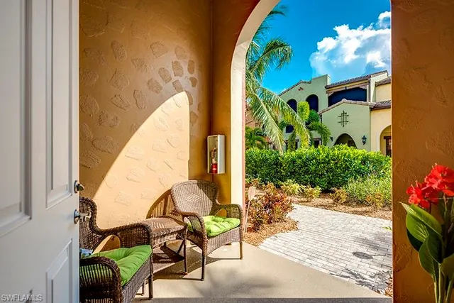 a view of a potted plants with sky view