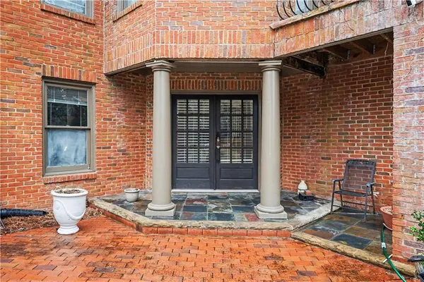 a view of house with front door