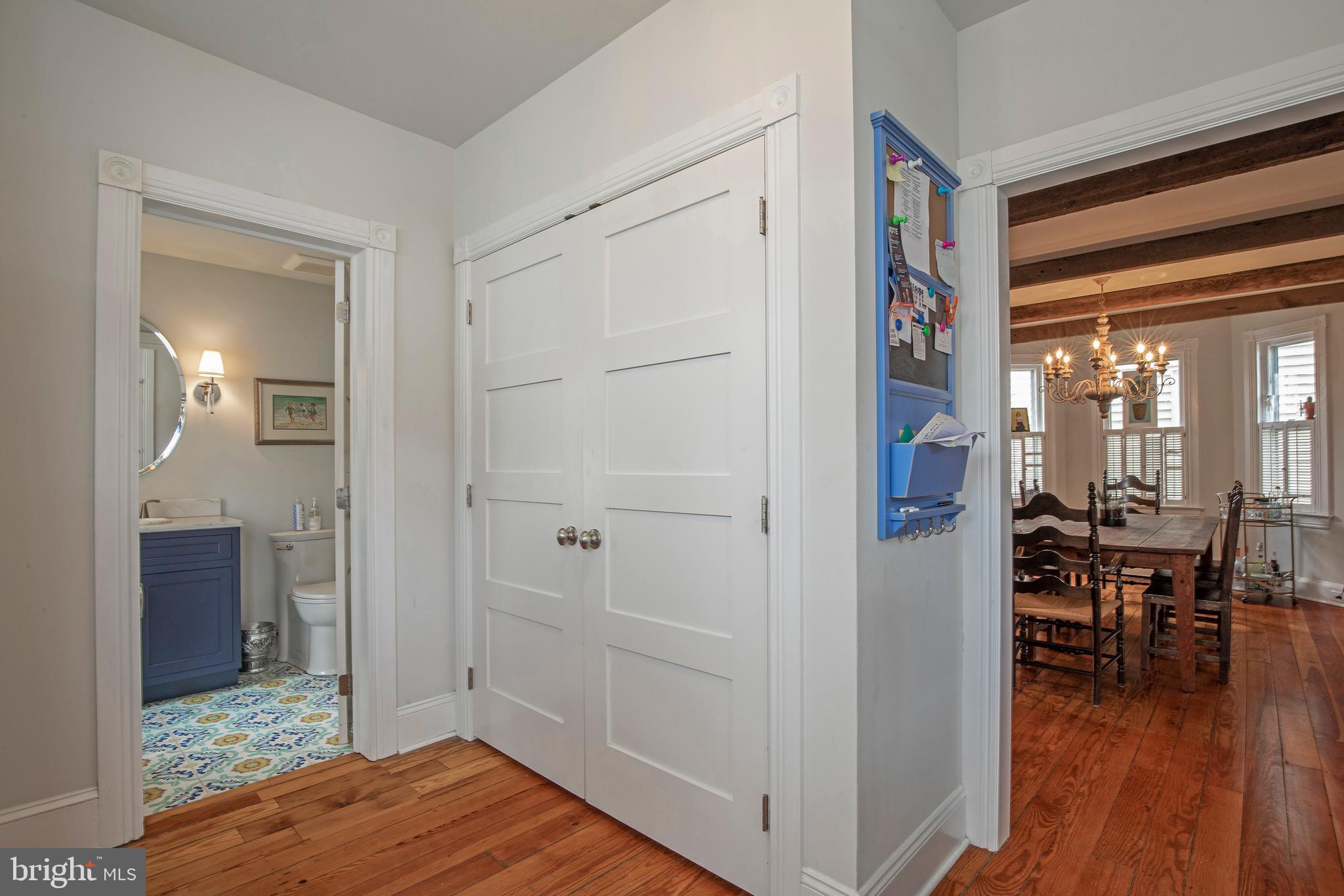 193 Decatur Street Doylestown, PA 18901 - Photo 22 of 47 Side entry Foyer with coat closet and Powder room