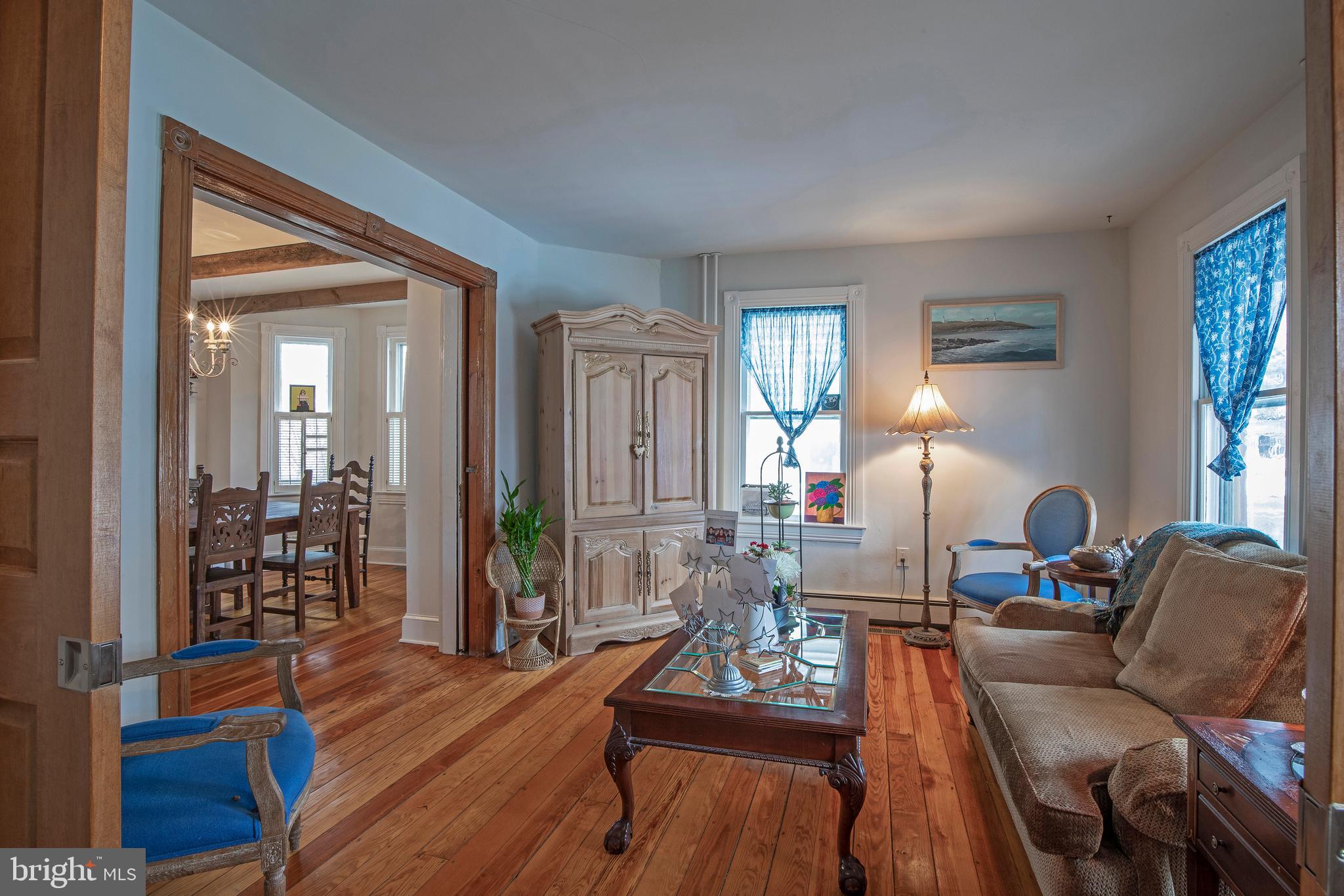 193 Decatur Street Doylestown, PA 18901 - Photo 10 of 47 Living Room with Pocket Doors