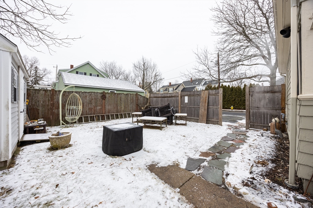 21 Manning Street Salem, MA 01970 - Photo 6 of 26 a view of the backyard with patio