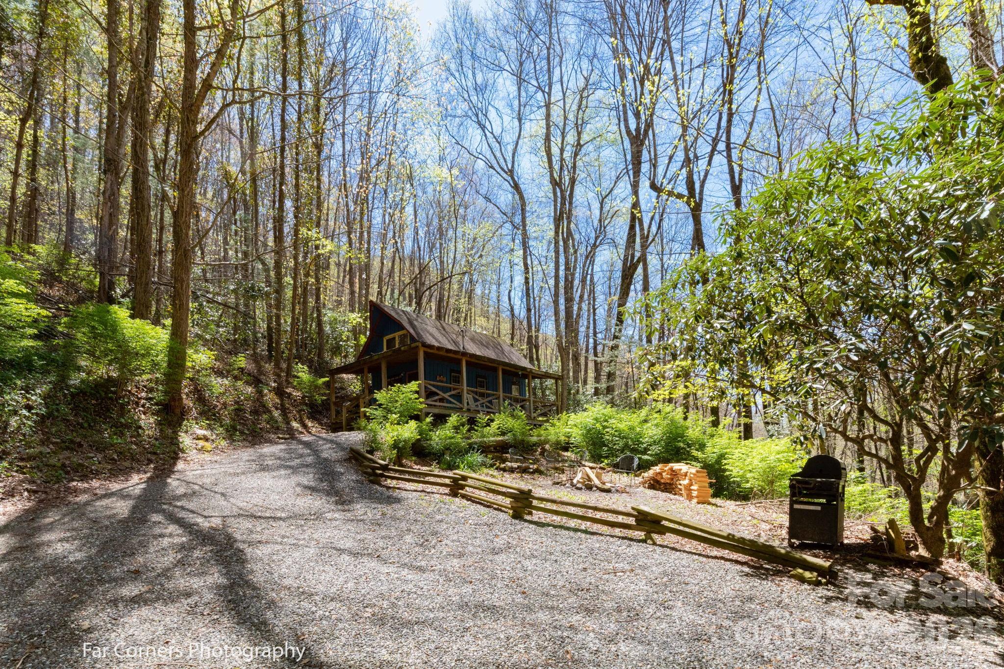 2670 Dicks Creek Road Whittier, NC 28789 - Photo 12 of 21 a view of a garden with plants and trees