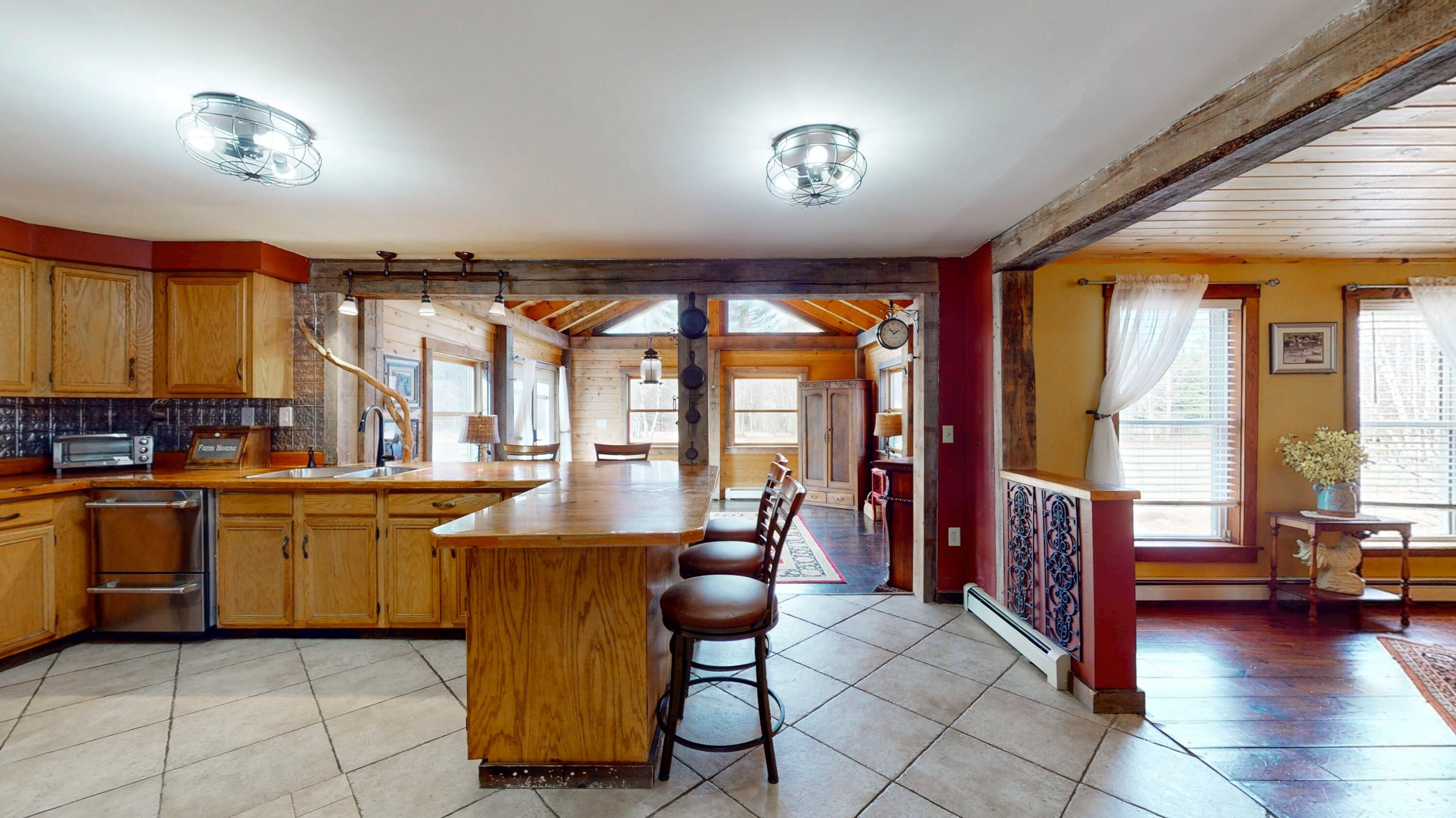 1167 Trout Pond Road Keeseville, NY 12944 - Photo 15 of 74 Kitchen/Family Room/Dining Room