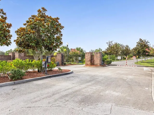 a view of a street with a trees
