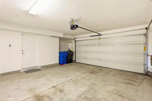 a view of room and garage