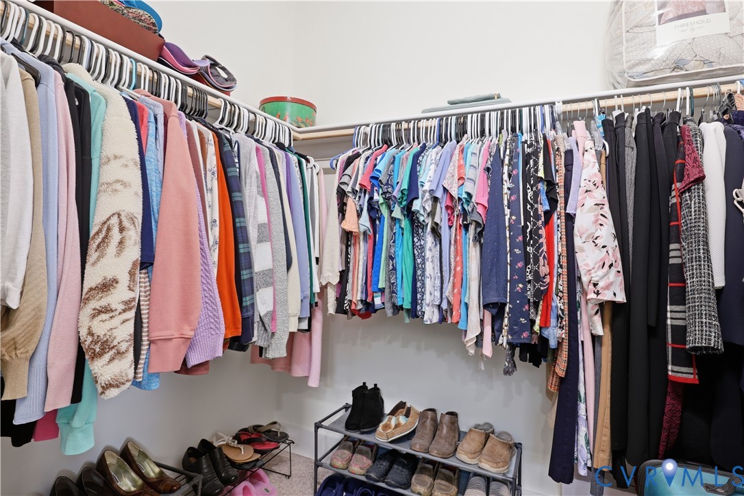 25181 West Soap Stone Road Jetersville, VA 23083 - Photo 24 of 54 Walk-in closet featuring floor-to-ceiling hanging