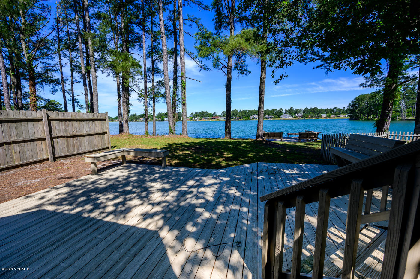 906 Williams Road New Bern, NC 28562 - Photo 3 of 34 Lake View from Main Deck
