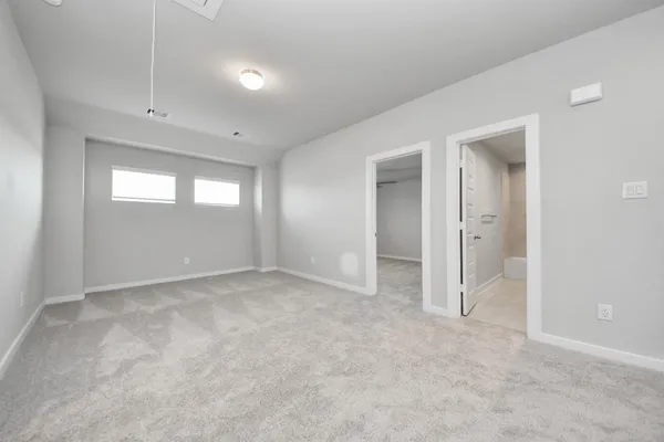 a view of an empty room