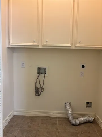 a view of small space with racks on the wall