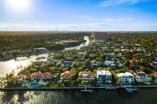 a view of a lake with a mountain