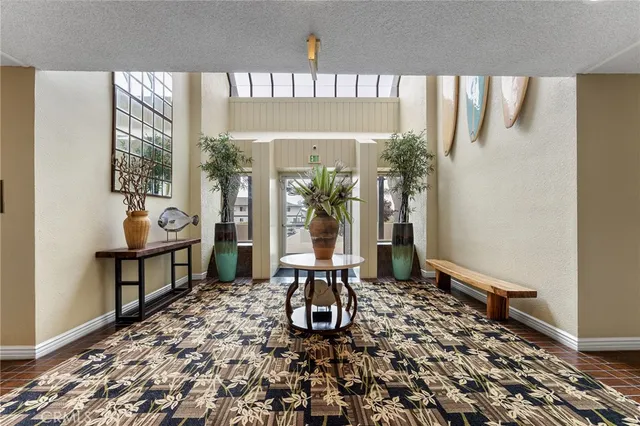 a room with furniture