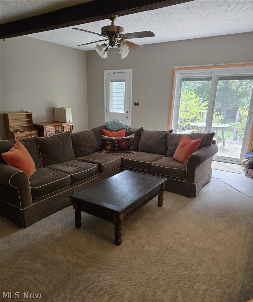 15610 Claridon Troy Road Burton, OH 44021 - Photo 14 of 22 The family room has tall ceilings and large windows overlooking the back yard