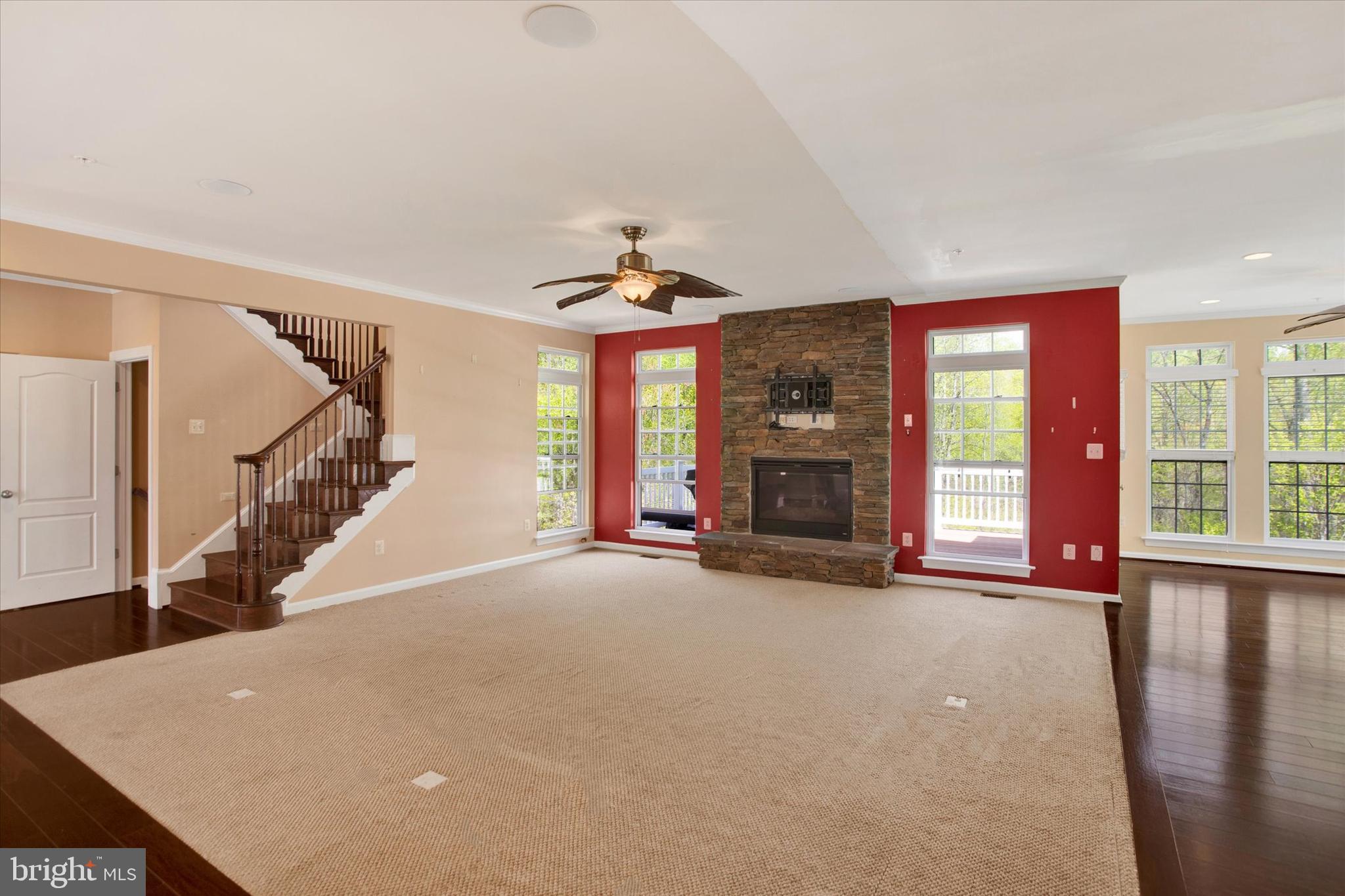 13010 Davenport Drive Brandywine, MD 20613 - Photo 4 of 38 Family room with fireplace