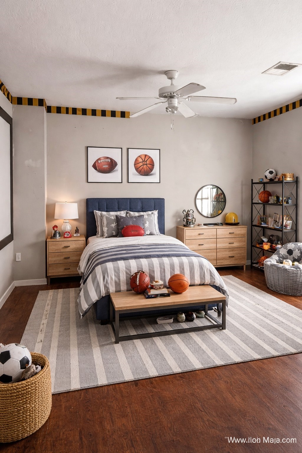 5710 Desert Oak Way Spring, TX 77379 - Photo 8 of 30 a bedroom with a bed and dresser