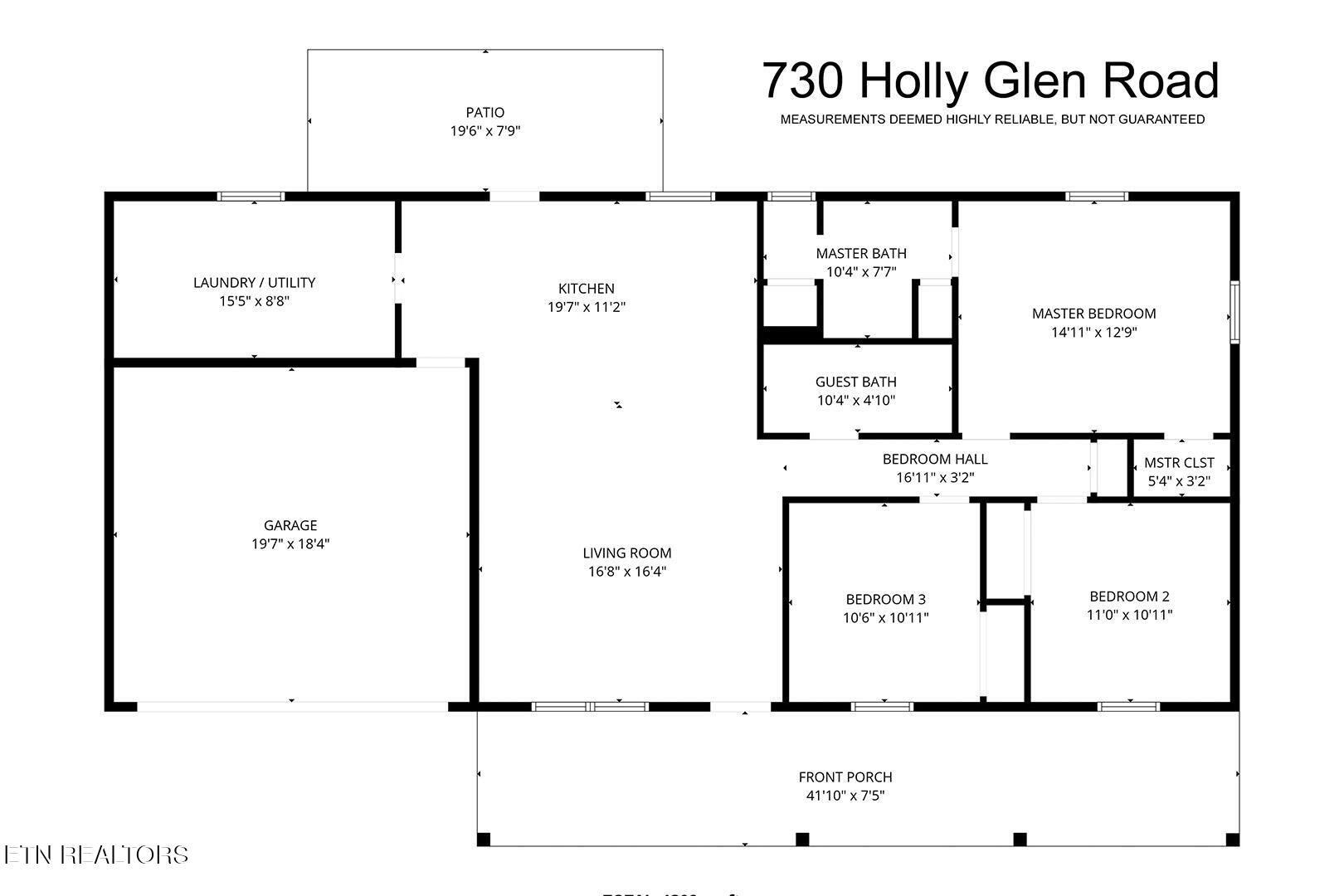 730 Holly Glen Road Decatur, TN 37322 - Photo 35 of 35 35_HollyGlenRoad_730_FloorPlan