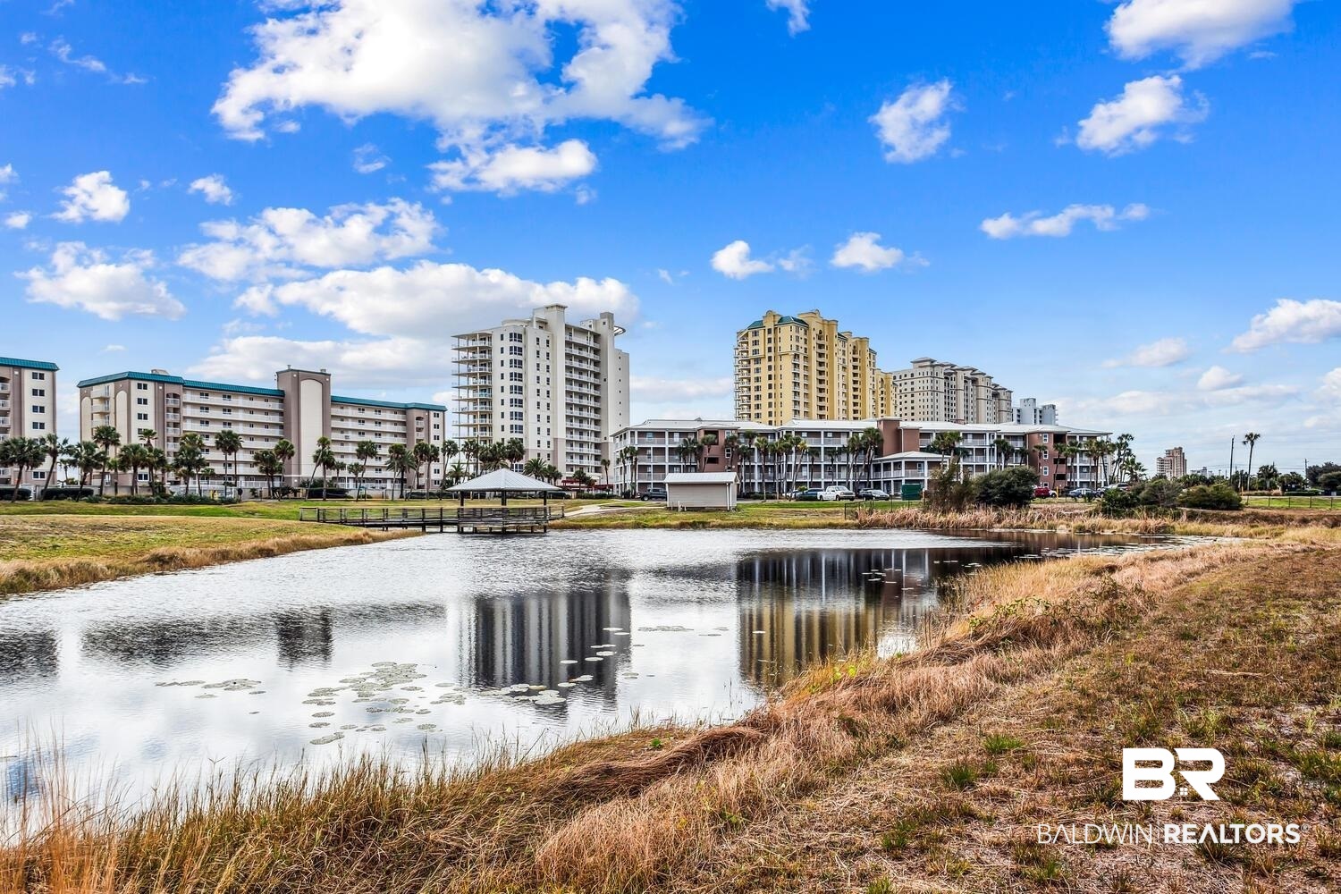 13551 Johnson Beach Road, Unit 112E Pensacola, FL 32507 - Photo 34 of 42 Water view with a gazebo