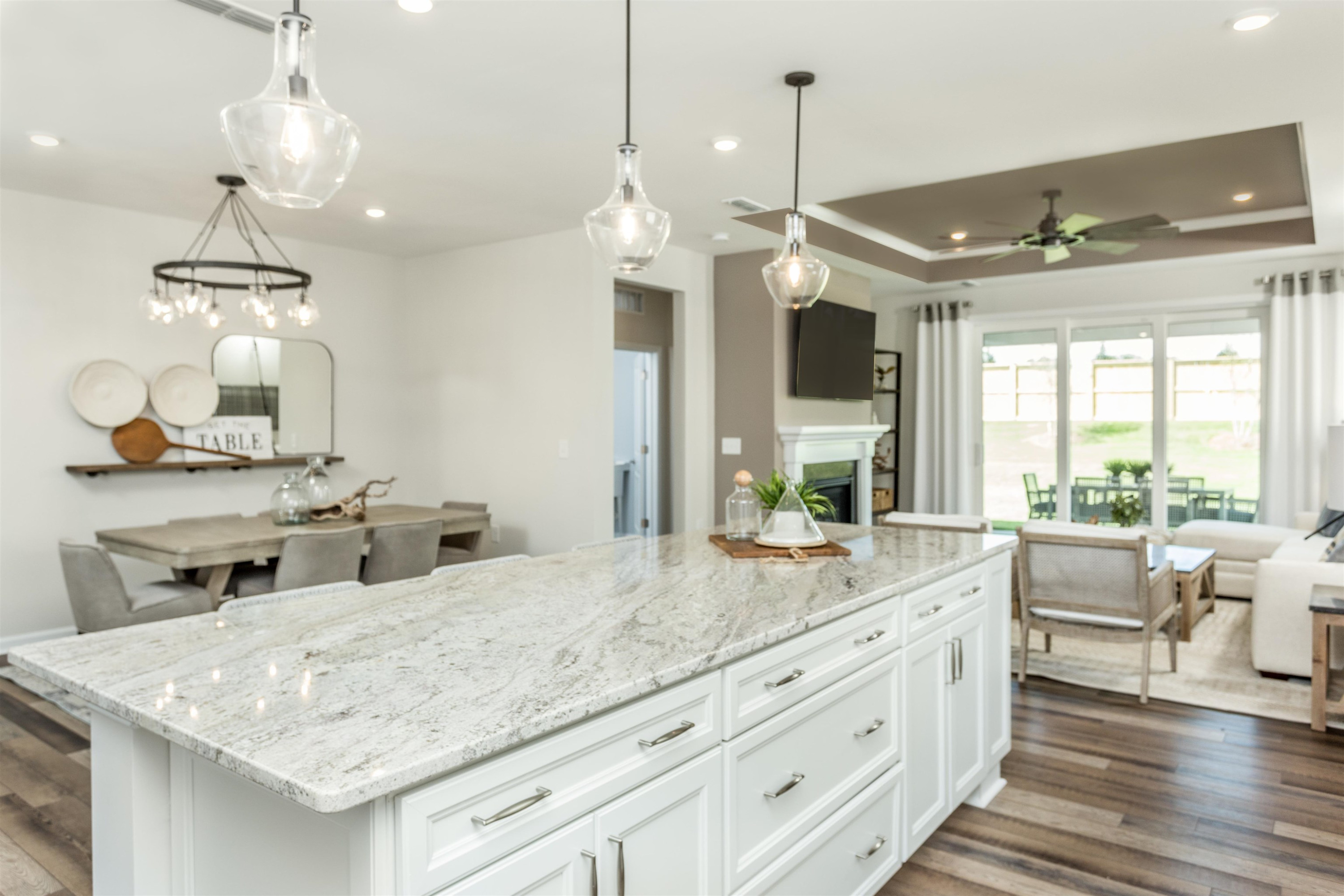 1405 Hornbeam Road Fuquay-Varina, NC 27526 - Photo 11 of 25 a bathroom with a granite countertop sink and a large mirror