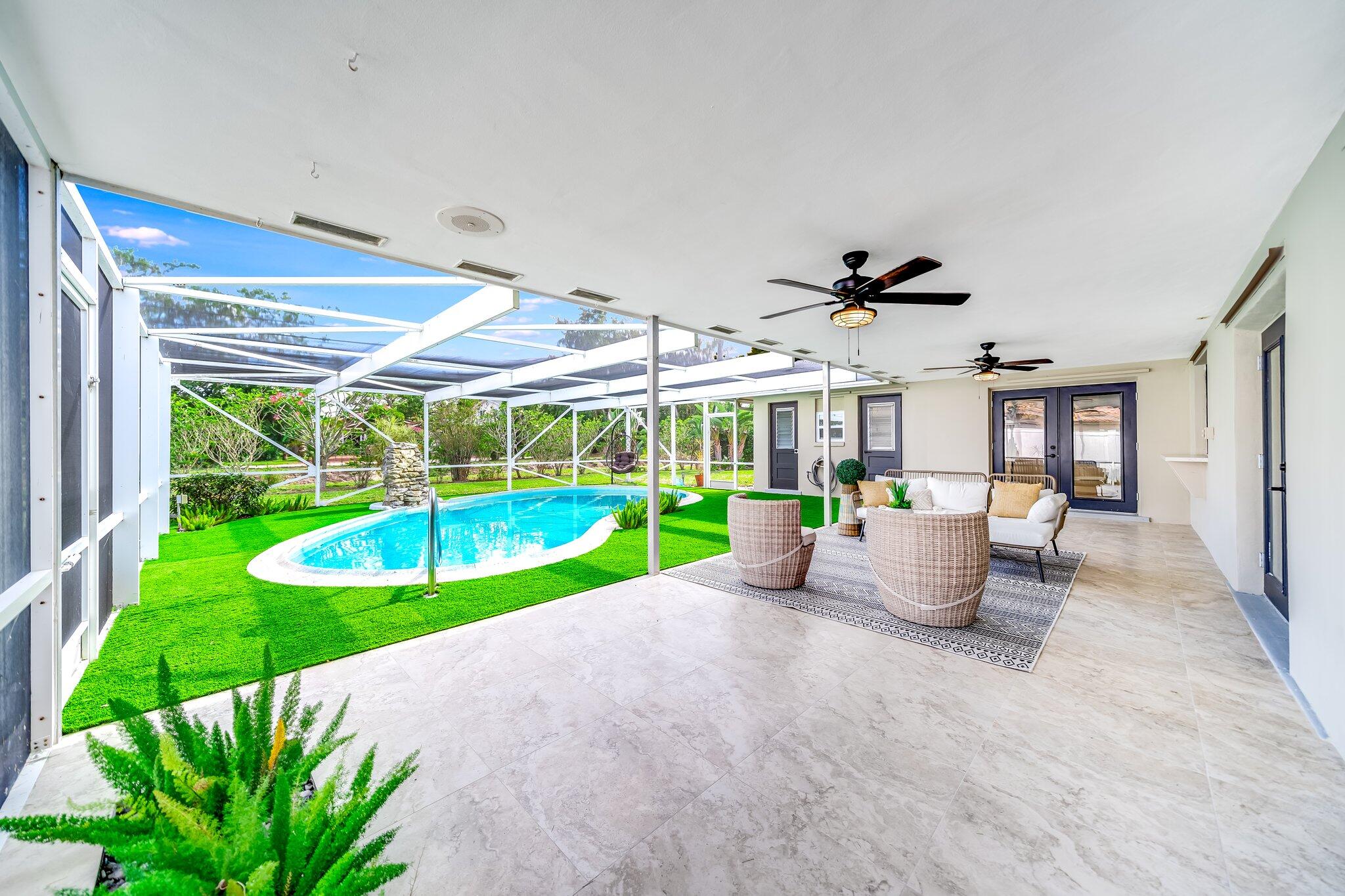 924 Southwest 14th Street Boca Raton, FL 33486 - Photo 23 of 27 Covered Patio/Pool Area