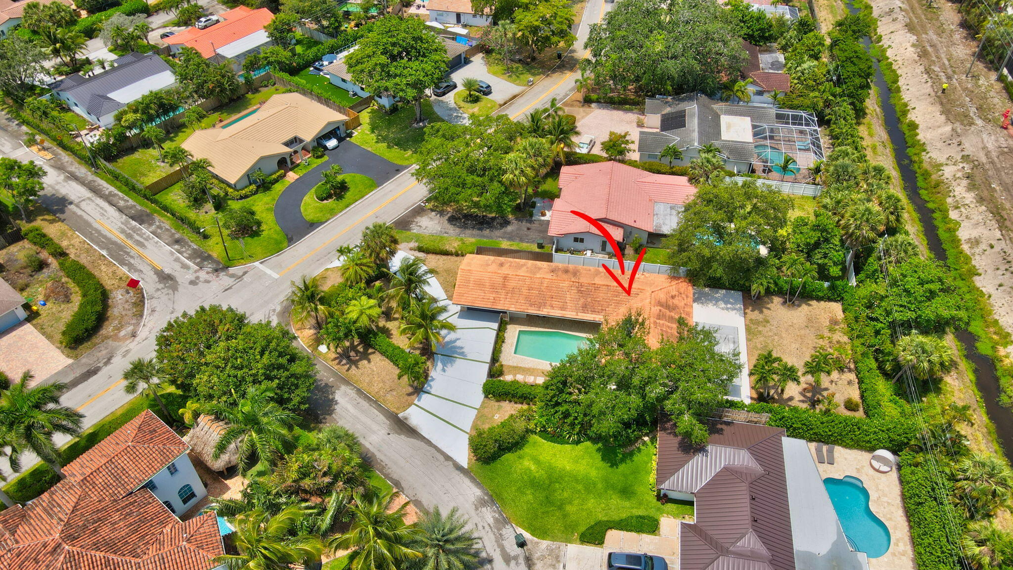 701 Northwest 8th Avenue Boca Raton, FL 33486 - Photo 36 of 40 Aerial View