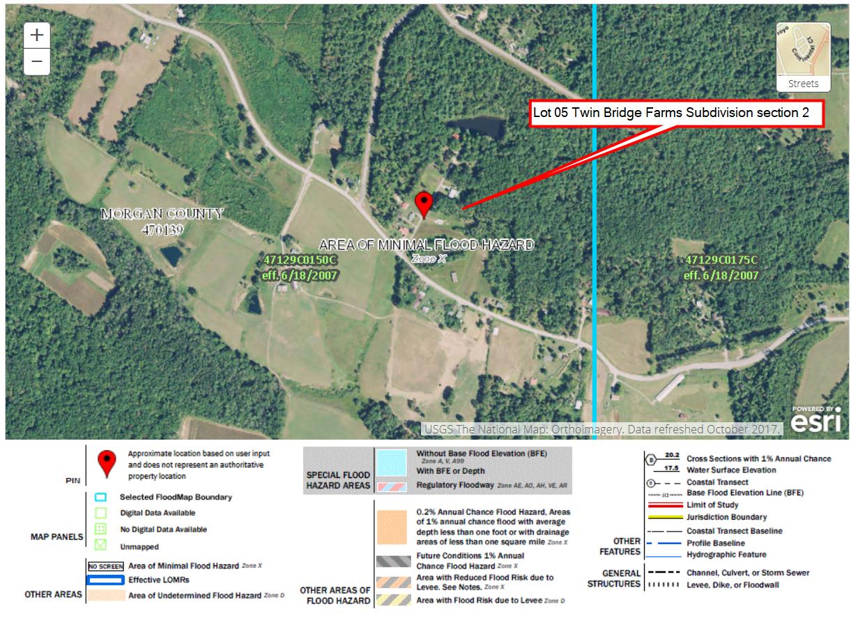 Ooten Road Deer Lodge, TN 37726 - Photo 7 of 8 FEMA flood hazard map