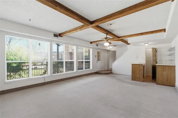 a view of an empty room