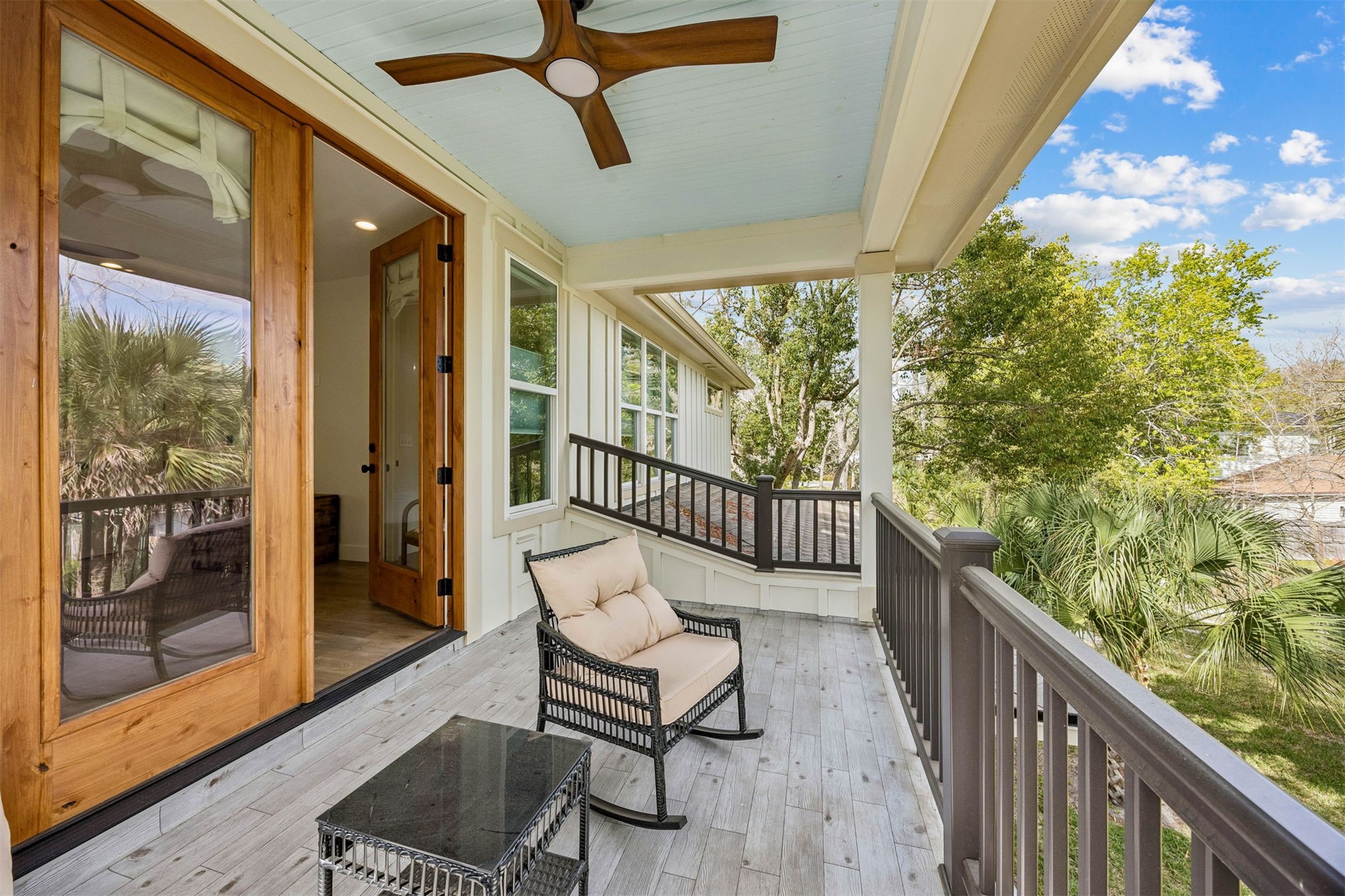 424 South 3rd Street Fernandina Beach, FL 32034 - Photo 19 of 38 a view of a balcony with furniture