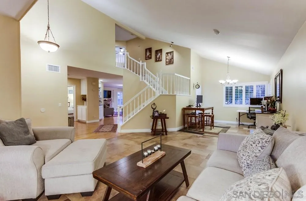 13919 Poway Valley Road Poway, CA 92064 - Photo 18 of 70 a living room with furniture and wooden floor