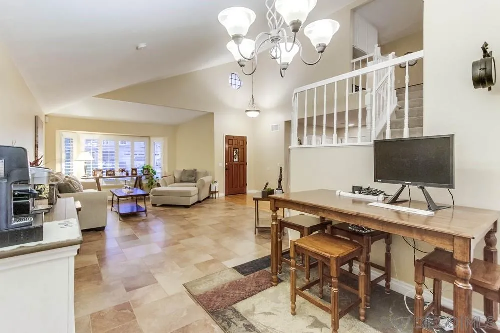 13919 Poway Valley Road Poway, CA 92064 - Photo 20 of 70 a view of a livingroom with furniture and a chandelier