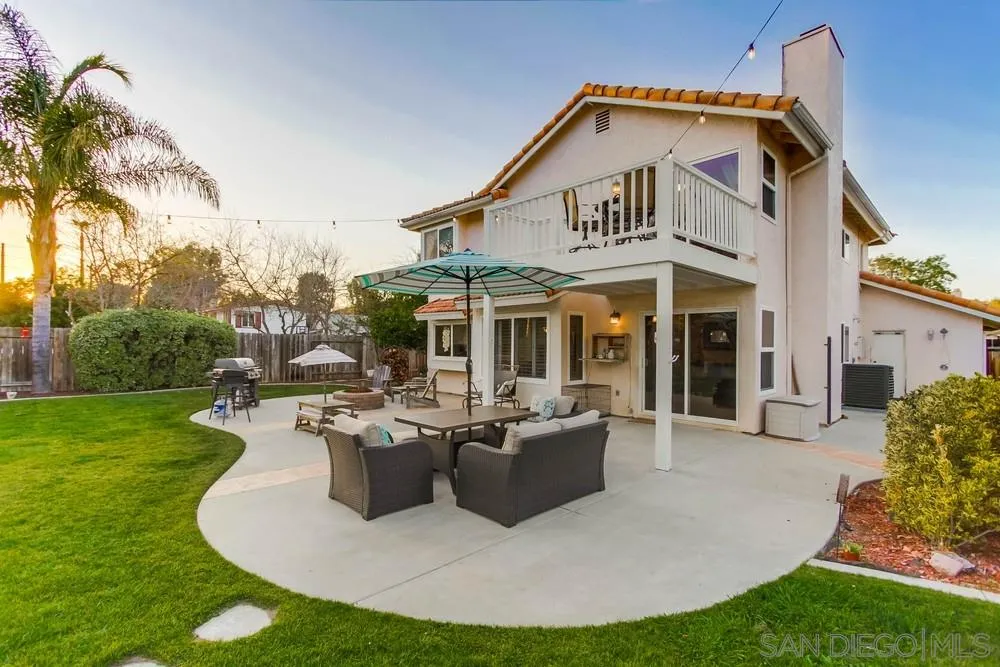 13919 Poway Valley Road Poway, CA 92064 - Photo 57 of 70 a view of a house with backyard porch and sitting area